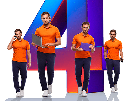 Великолепная четверка Ростелеком в&nbsp;село Ермиловка (Омская область)